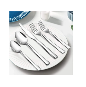 Ensemble de couverts en acier inoxydable antirouille accessoires de mariage facile à nettoyer acier miroir poli pour une expérience de qualité supérieure - Product Image 1