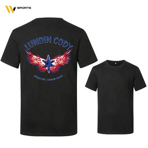 T-shirts à manches courtes OEM Digital de 220 g/m² personnalisés pour hommes sérigraphiés en soie 3D High Street polaire polyester respirant grande taille - Product Image 5