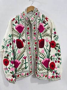 Vestes en laine Suzani matelassées sur mesure avec doublure en coton respirant tissage tissé vêtements de revente pour les magasins de mode - Product Image 4