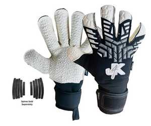 Guantes de portero de cuero de primera calidad Venta al por mayor Agarre de látex de fútbol Agarre cómodo de cuero y látex para deportes al aire libre - Product Image 1
