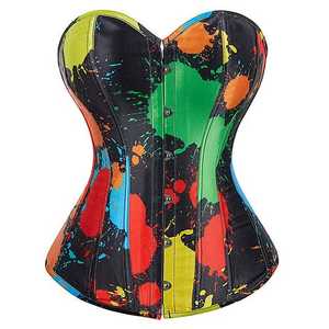 คอร์เซ็ทสำหรับผู้หญิงเสื้อรัดทรงเข้ารูปผ้าเนื้อนุ่มระบายอากาศได้ดีมีการออกแบบที่สมบูรณ์แบบสำหรับยิมคลับปาร์ตี้และแฟชั่นประจำวัน - Product Image 2