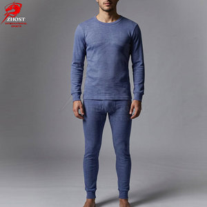 Cold Weather Insulated Comfort Wear <b>Men</b> <b>Thermal</b> Sets Soft Stretch Fabric Full Length Base Layer Top And Bottom For Daily Use - Product Image 4