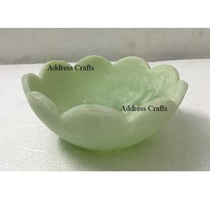 ชามเรซินใส่ผลไม้สีขาวแบบหมุนสำหรับบ้านโรงแรมร้านอาหารชามสลัดทำจากเรซิน - Product Image 6