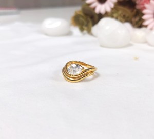 1 Ct Poire Cut Lab Grown Diamond Ensemble de mariage Bague de fiançailles en or massif 10k/14k/18k - Product Image 2