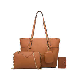 Offre Spéciale grande capacité classique en cuir PU femmes sac fourre-tout de haute qualité à la mode dames bandoulière sac à main fermeture à glissière - Product Image 1