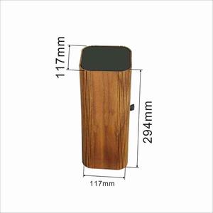 DS Customized Cylinder Wrapped Wine Packaging <b>Gift</b> <b>Box</b> Wooden Wine <b>Box</b> - Product Image 5