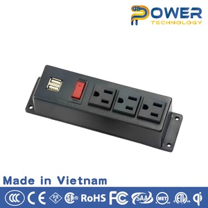 ซ็อกเก็ตแถบพลังงานแบบปิดภาคเรียนพร้อม USB คู่สินค้าคุณภาพสูง - Product Image 2