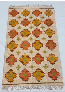 Ensemble de tapis modernes faits à la main en laine et jute bonne qualité du fabricant brodés lavables abstraits pour salon chambre à coucher cuisine - Product Image 2