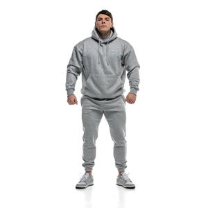 Trajes deportivos de gimnasio de 2 piezas de alta calidad para hombres Última moda Trajes de sudor a granel con logotipo personalizado en el frente - Product Image 4
