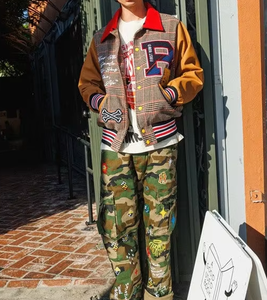 Nueva chaqueta de béisbol Varsity Premium 2025 para hombre, chaqueta con letras de manga de cuero personalizada para invierno, servicio OEM/ODM aceptable - Product Image 6