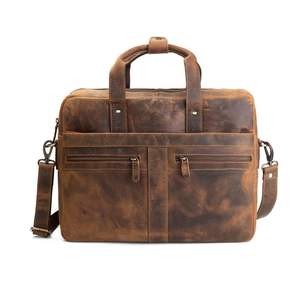 Best Selling Executive 100% Genuine <b>Leather</b> <b>Laptop</b> <b>Bags</b> Handmade Light Weight <b>Bag</b> with Best Price - Product Image 1