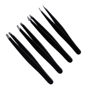 Pinzas de cejas inclinadas para depilar, pinzas de depilación con mango cómodo, venta al por mayor, pinzas para cejas - Product Image 5