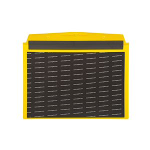 Portadocumenti con chiusura magnetica, A4 orizzontale, Giallo, 10 pz / confezione - SDVF/4110-04 - Product Image 1
