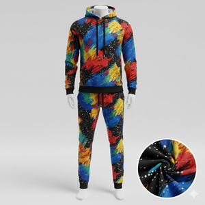 ชุดวิ่งจ๊อกกิ้งคลาสสิกสองชิ้นชุดออกกำลังกายผ้านุ่มสบายดีไซน์เหมาะสำหรับการวิ่งออกกำลังกายกลางแจ้ง - Product Image 1