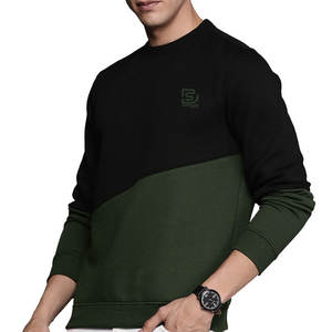 Sweatshirts pour hommes de grande taille à contraste de couleur Vêtements Vêtements pour hommes Sweatshirts Pullover pour hommes Sweatshirts - Product Image 1