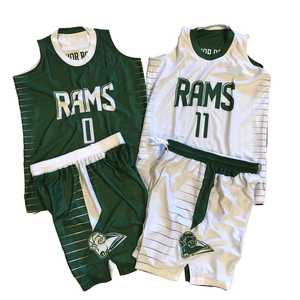 Uniforme de basket-ball avec logo imprimé de haute qualité pour hommes maillots de basket-ball réversibles pour jeunes par sublimation personnalisée - Product Image 3