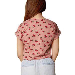 Crop Tops T-shirts pour femmes T-shirt court d'été en coton de luxe pour dames, élégant et confortable en gros - Product Image 4