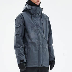 แจ็กเก็ตสกีสำหรับผู้ชายเสื้อแจ็คเก็ตขนแกะมีซิปปิดคอตั้งระบายอากาศได้ดีสำหรับผู้ใหญ่ใช้งานกลางแจ้ง - Product Image 2