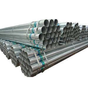 จุ่มร้อนชุบสังกะสีท่อเหล็กกลมโครงสร้างการก่อสร้างอาคาร Gi ราคาท่อกลมเหล็ก - Product Image 4