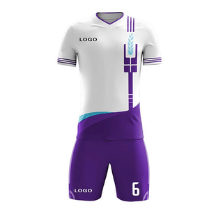 ชุดเล่นฟุตบอลเสื้อเจอร์ซีย์เล่นกีฬาเสื้อฟุตบอลชุดกีฬาแบบลำลองสินค้าออกใหม่ - Product Image 1