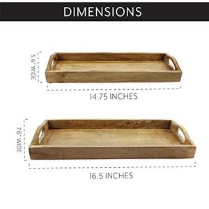 Plateau de service en résine au design moderne avec poignée en métal doré Vaisselle de cuisine pour mariage et service de nourriture - Product Image 5