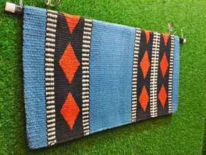 Manta de sillín de lana hecha a mano con diseño de Nueva Zelanda para Western Show Horse Top Wool Saddle Pad con tamaño de forro polar - Product Image 6