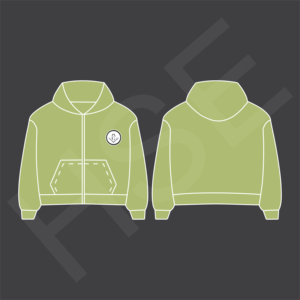 เสื้อฮู้ดดี้ผ้าฝ้ายหลากสีแบบยูนิเซ็กซ์ มีกระเป๋าหน้าและป้ายโลโก้ - Product Image 6