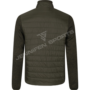 Bán Buôn Chất Lượng Cao Của Nam Giới Săn Bắn Áo Khoác Vỏ Bộ Nhớ Vải Tay Áo <span class=keywords><strong>Polyester</strong></span> Kết Cấu Lông Cừu Dây Kéo Đóng Cửa Phía Trước Túi - Product Image 2