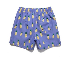 Logo personnalisé 210GSM hommes Shorts coton polyester couleur contrastée Street Style Vintage Shorts avec cordons - Product Image 4