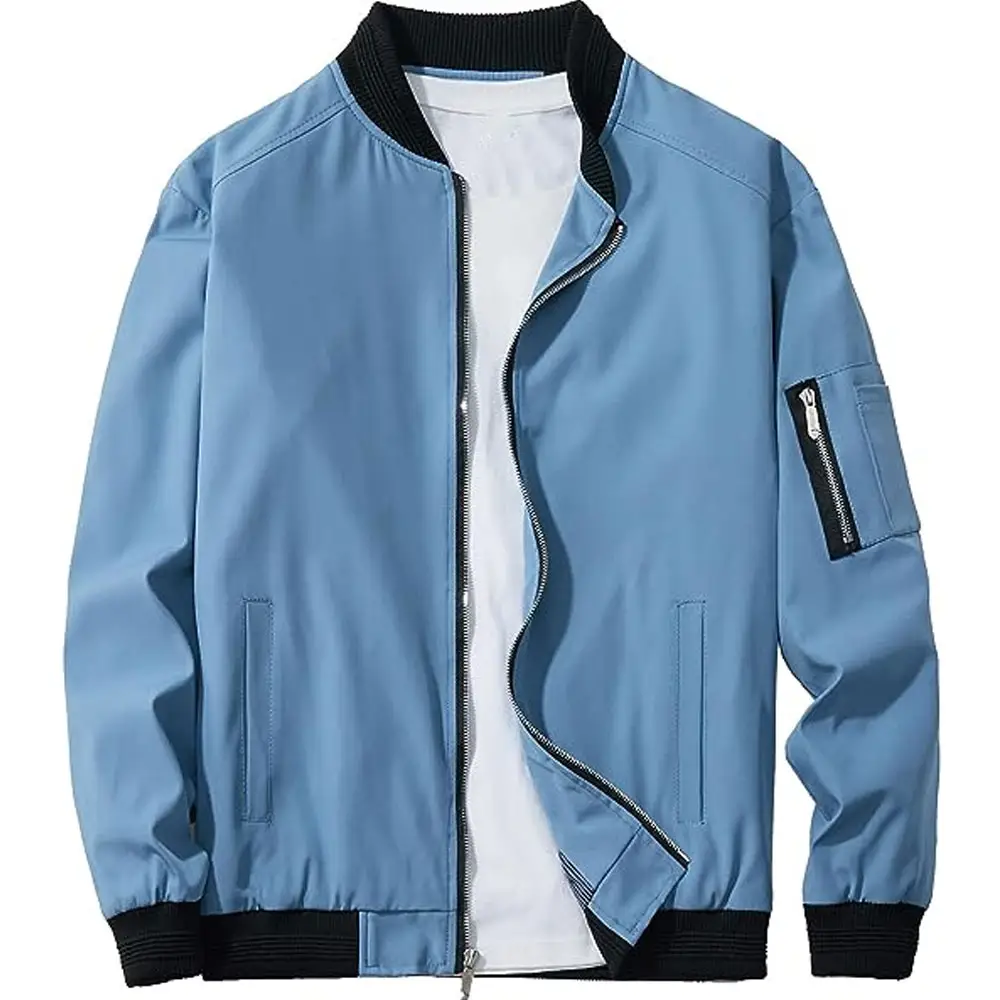 Jaqueta bomber acolchoada preta estilo moda masculina, jaqueta de inverno preta lisa, jaqueta personalizada para homens