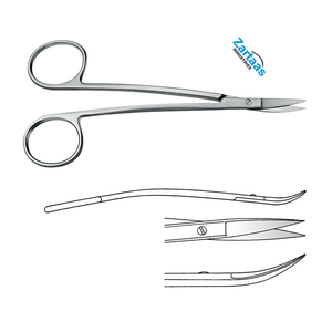 Tijeras de goma de acero inoxidable de alta calidad, fabricante de instrumentos quirúrgicos en forma de S de 11,5 cm - Product Image 6