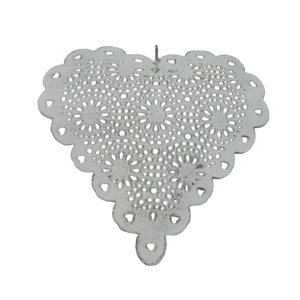 Décoration murale en forme de cœur en métal forgé, vente chaude, pour la maison, les fêtes, la décoration de Noël, fabrication artisanale, en vrac - Product Image 3