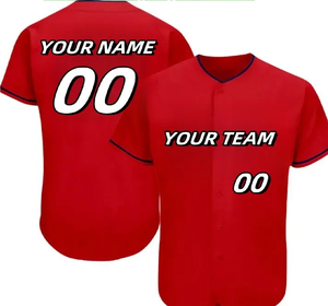 Jersey de béisbol Equipo de uniforme de béisbol personalizado Bordado completo Comprar Jersey de béisbol personalizado Camisas de impresión personalizadas - Product Image 3