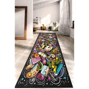 Tapis de peintre, Tapis coloré, Tapis à motifs de pinceaux, Tapis artistique, Tapis pour salle d'activités créatives, Tapis en chenille - Product Image 4