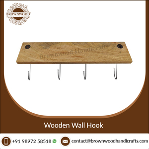 Proveedor indio de gancho de pared tallado a mano en estilo decorativo moderno Artículo de Venta caliente a precio competitivo para el mercado de decoración del hogar - Product Image 4