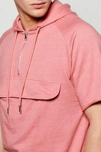 Ensemble sweat à capuche vintage personnalisé pour hommes grande taille, délavé à l'acide avec fermeture éclair complète pour impression bouffante écologique - Product Image 4