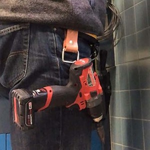 Support de ruban à mesurer en cuir Clip de ceinture Perceuse Impact Outil Holster Heavy Duty Multitool - Product Image 3