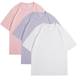 Camiseta extragrande de algodón 100% de alta calidad para hombre, camisetas gráficas transpirables hechas en Pakistán, patrón sólido - Product Image 5