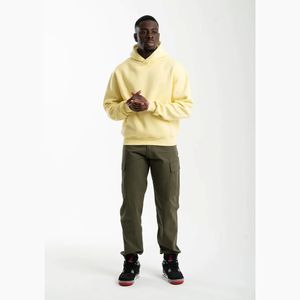 <b>Mens</b> <b>Fleece</b> Hoodie Pullover Neon <b>Green</b> Long Sleeve Hooded Sweatshirt - Product Image 4