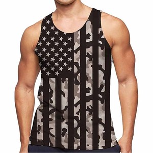Venta al por mayor de camisetas sin mangas de talla grande para hombre con logotipo personalizado de moda para hombre Chaleco de gimnasio para hombre subido por Dress Sports - Product Image 1