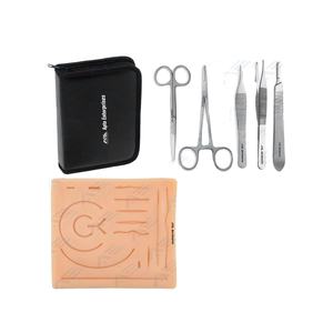 Kit de Cirugía de material de acero para estudiantes veterinarios para sutura médica Juego de herramientas de sutura completo de alta calidad Instrumento médico - Product Image 1