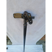 Canne de marche en bois sculptée à la main de qualité supérieure avec motifs animaliers, accessoire pour aider les hommes âgés dans les activités de plein air