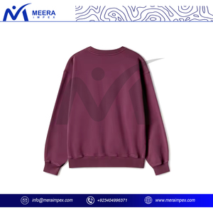 Sudadera clásica de cuello redondo para hombre, jersey de lana de punto suave y cálido para ropa informal, gimnasio, actividades al aire libre - Product Image 3
