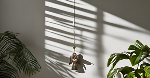 Adornos de jardín colgantes de pared de Metal de estilo Vintage indio incluye campana elefante camello cabra Vaca y forma de hada - Product Image 2