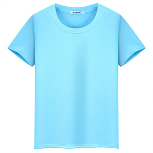 19 colores al por mayor Cvc algodón camisetas sublimación camisetas lisas impresión personalizada blanco negro azul camiseta en blanco para hombres - Product Image 4