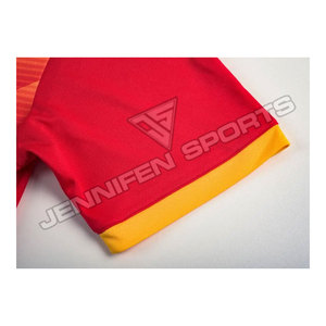 Venta al por mayor de alta calidad de los hombres uniformes de fútbol personalizado Club Team Jersey + Short Set 100% tela de poliéster sublimación impresa - Product Image 3