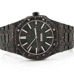 High Selling VVS Pass Tester Moissanite Diamond Luxury <b>Watches</b> Automatic ETA Arabic Dial Iced Out Quartz Wrist <b>Watch</b> for Men's - Product Image 5