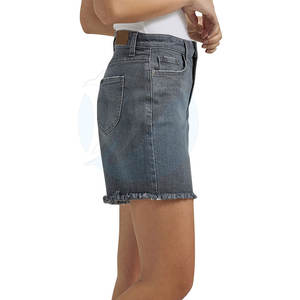 Pantalones cortos de cintura alta para mujer Ropa informal transpirable Venta caliente en stock Precio bajo Hecho en Pakistán - Product Image 2