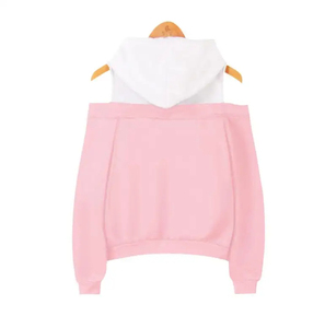 Hoodies Custom Crop <b>Zip</b> <b>Top</b> Femme Two Piece Flared Sweatpants and Hoodie Sets Cropped - Product Image 2