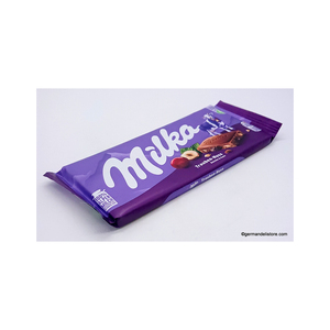 Milka Cherry Yogurt 100g saveur de cerise douce avec goût de yaourt dans un enveloppement soyeux au chocolat - Product Image 3